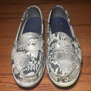 Cole Haan Nantucket Loafer, Snakeskin print, 8.5